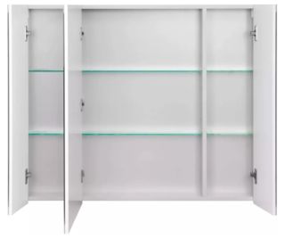 Зеркальный шкаф Акватон Нортон 100см белый 1A249302NT010